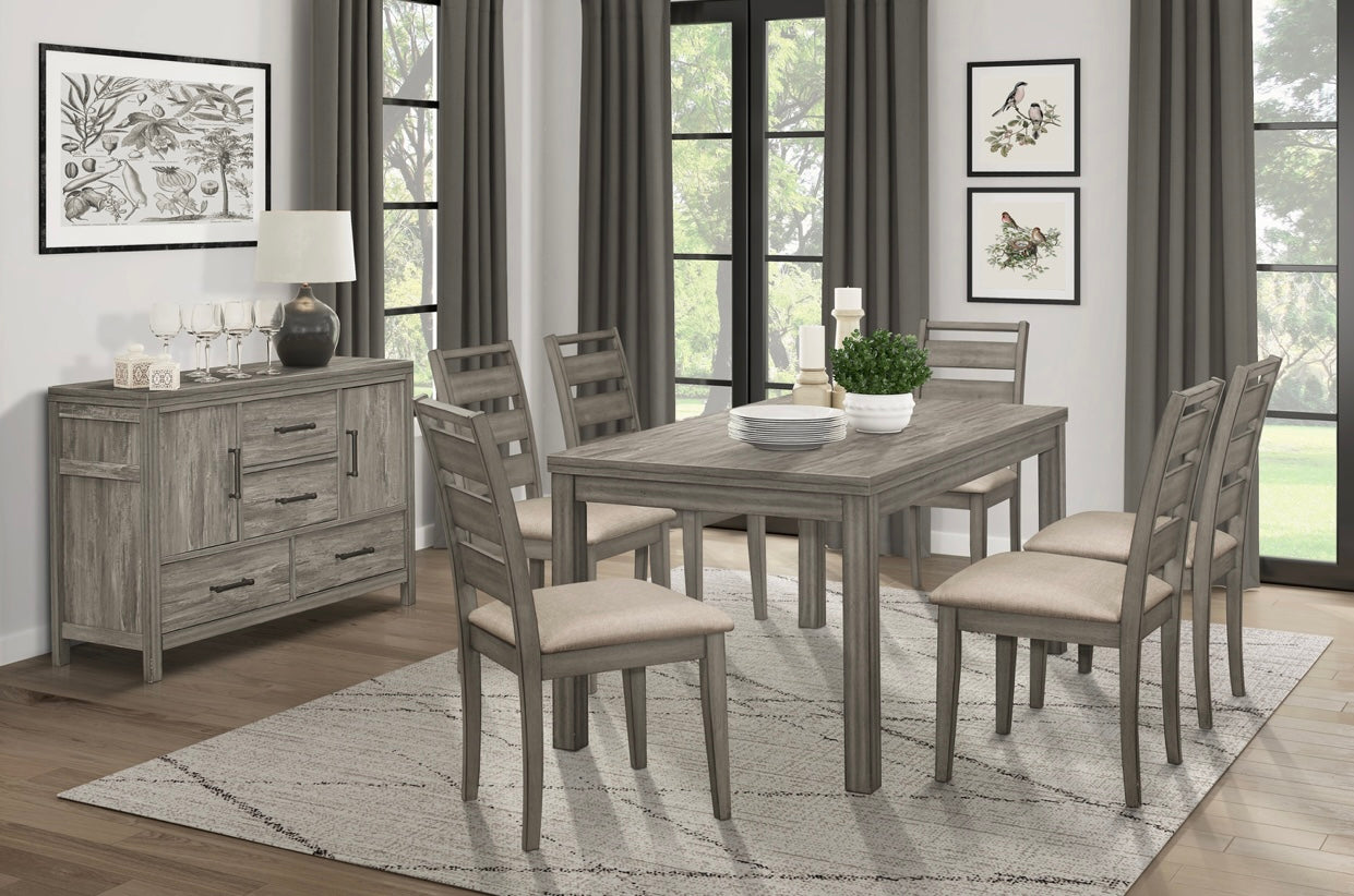 7 PCS Dining Table Set Bainbridge Collection 1526