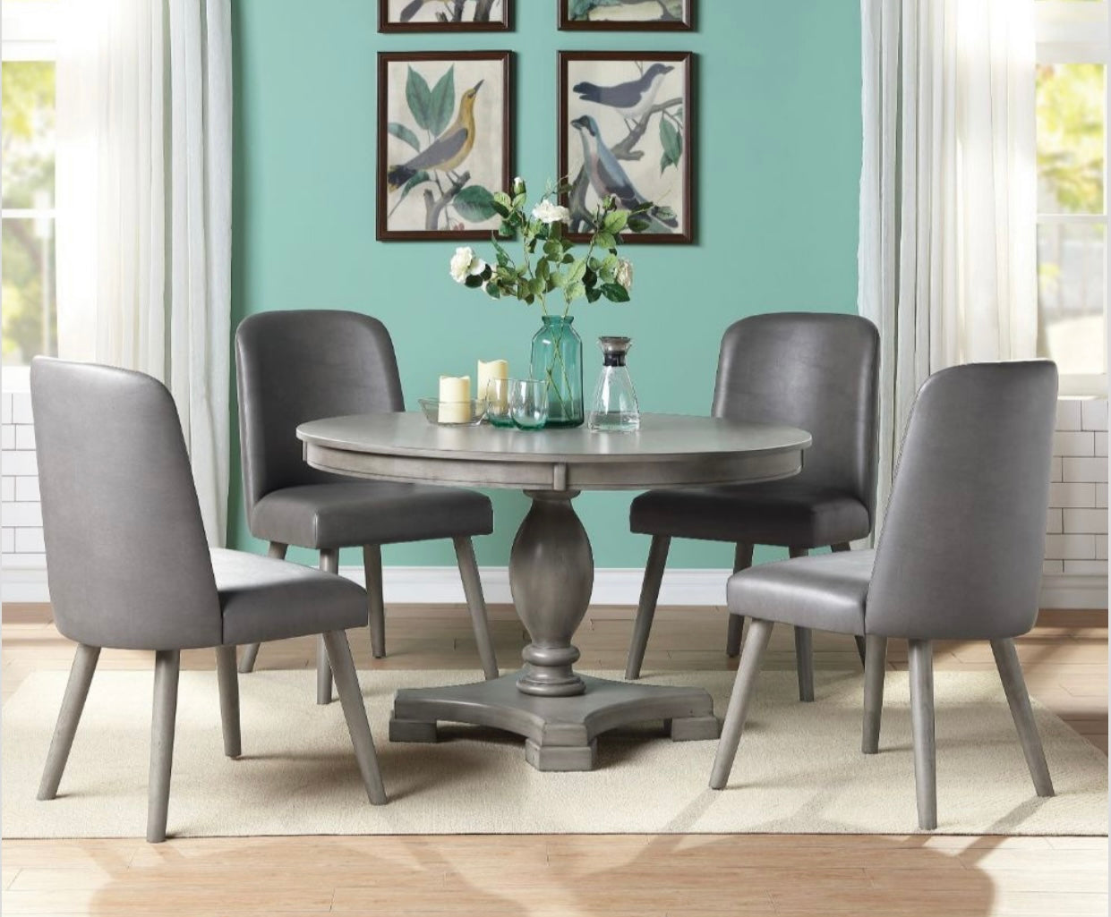 Conjunto de mesa de jantar 5 PCS Waylon 72205