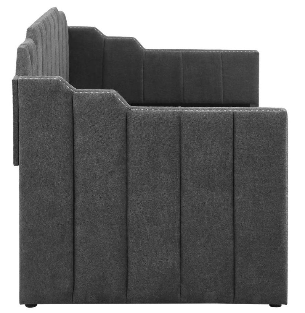 Kingston Upholstered Twin Daybed with Trundle 315962