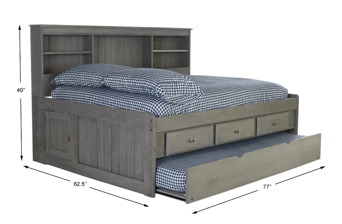 Full Daybed w/ 3 Drawers and Trundle 3223-K3
