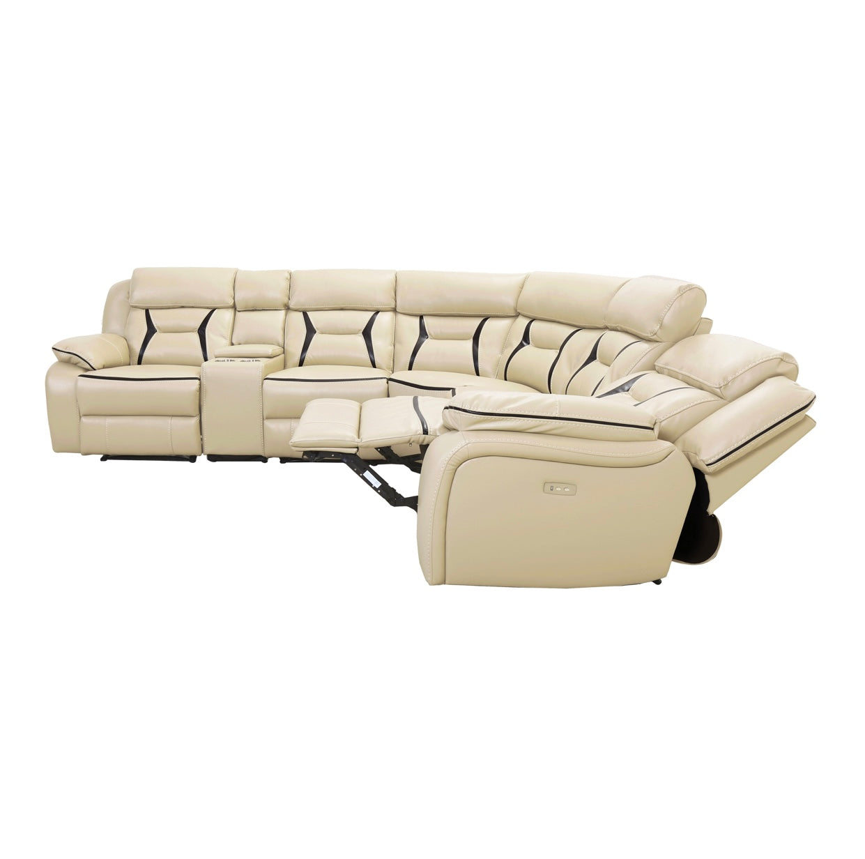 Seccional reclinável modular de 6 peças 8229*6PW