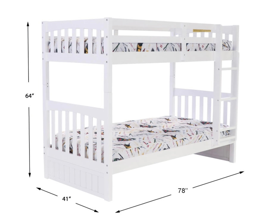 Bunk Bed Twin over Twin 0211M