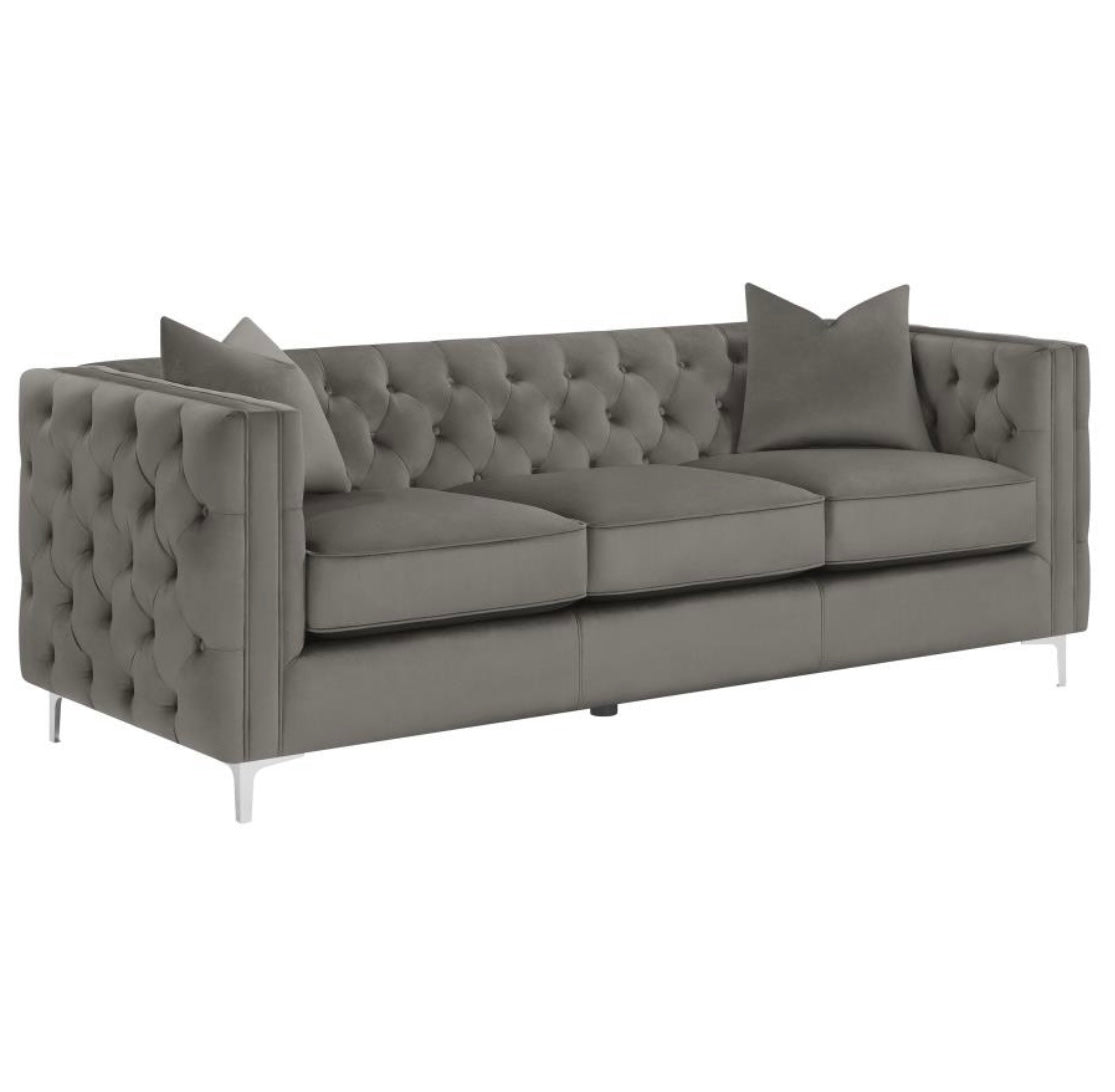 2 PCS Phoebe Sofa And Loveseat Urban Bronze  509881-S2