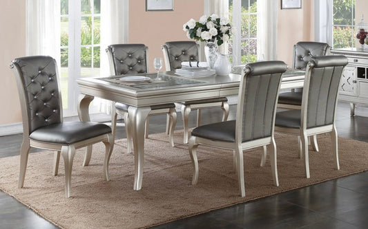 Juego de mesa de comedor formal de 7 piezas F2151