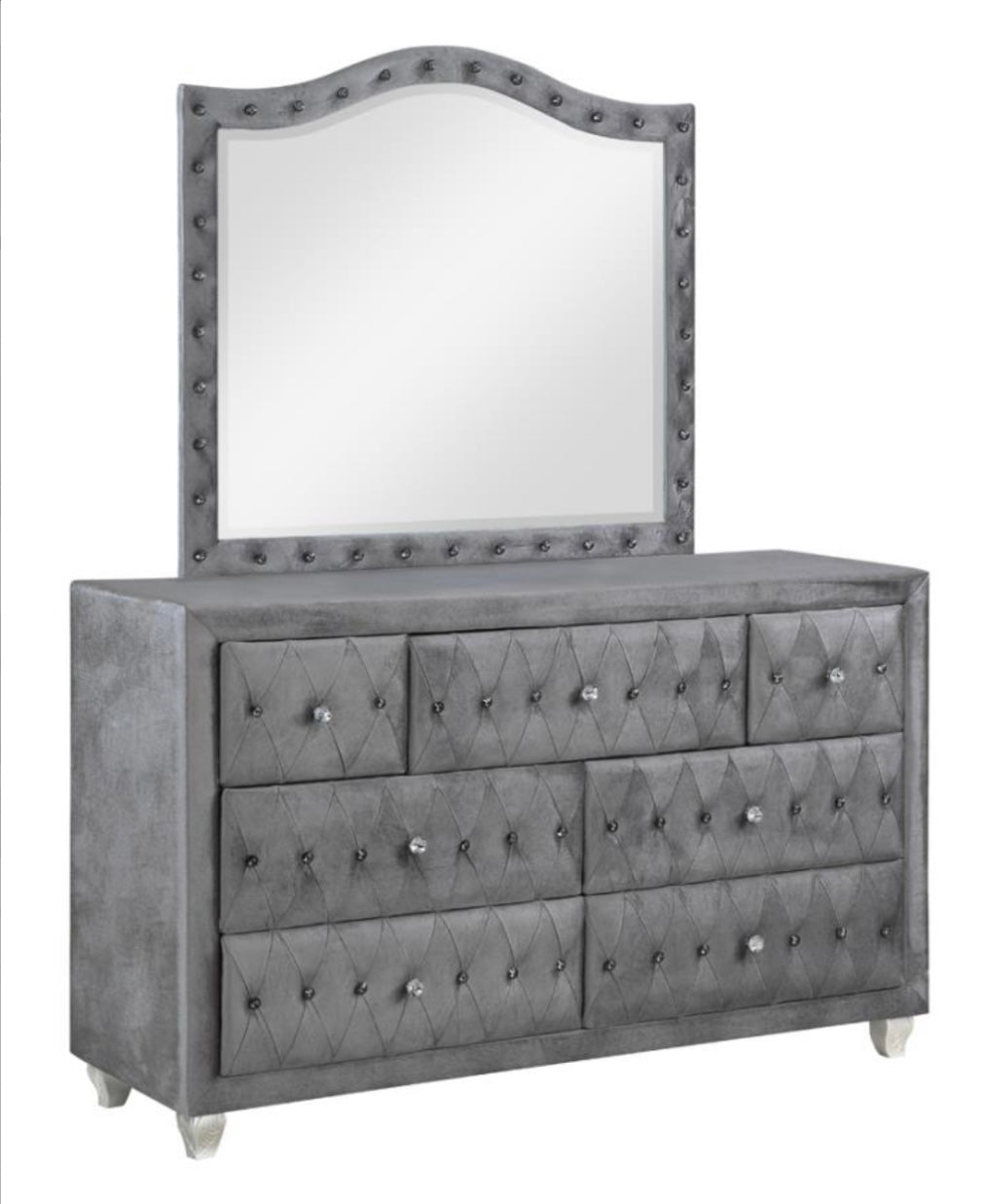 Juego de dormitorio Deanna King de 4 piezas 205101KE-S4