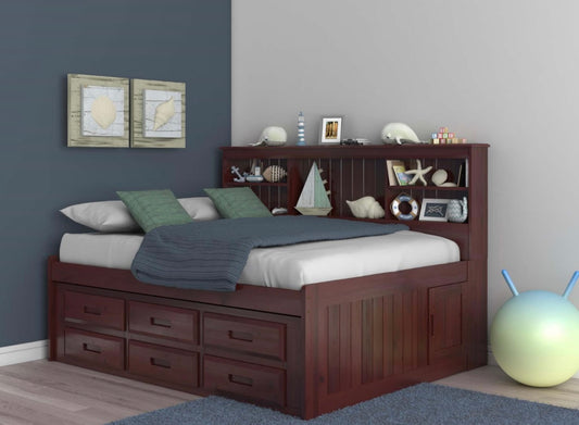 Full Daybed Merlot w/ 6 Drawers 2823-K6