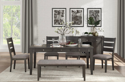 6 PCS Dining Table Set Baresford Collection 5674-72