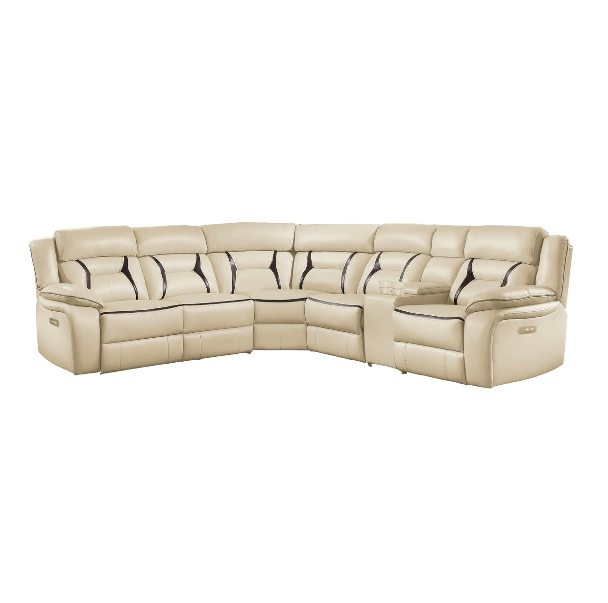 Seccional reclinável modular de 6 peças 8229*6PW