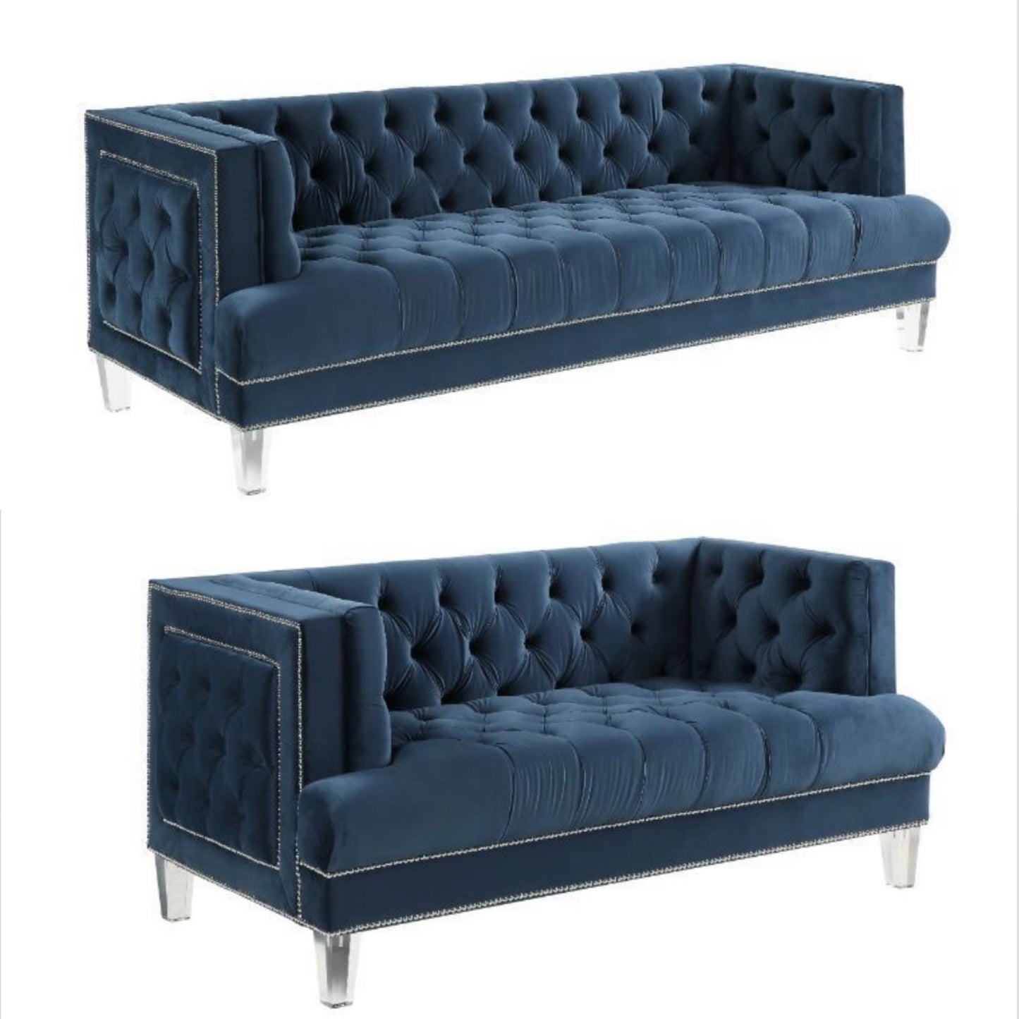 2 PCS Ansario Sofa and Loveseat 56455