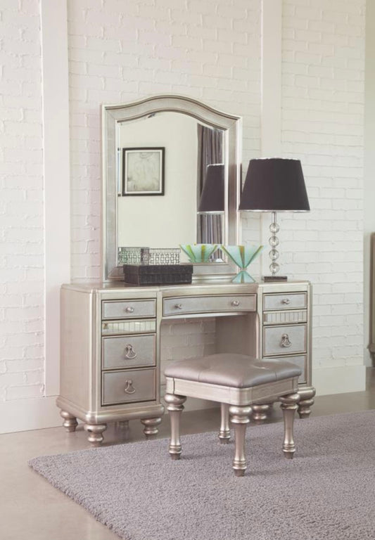 Belmont Vanity Desk, Mirror and Stool 204187-S3